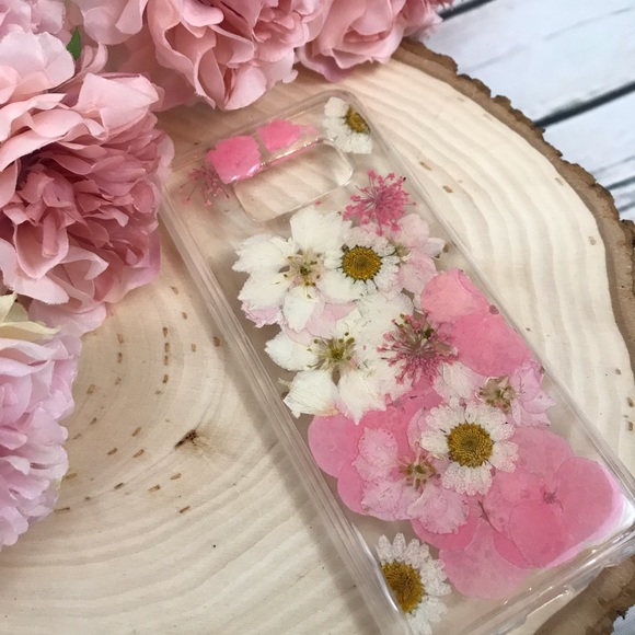 Beautiful Hand Pressed Flower Samsung Case - Picture 4 of 7